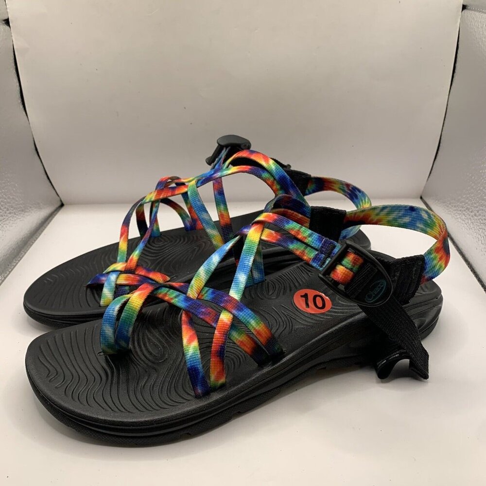 Chaco Z/Volv X2 Sandals - Women's tie dye sandals size 10 D21 Hiking Outdoor - Picture 3 of 7